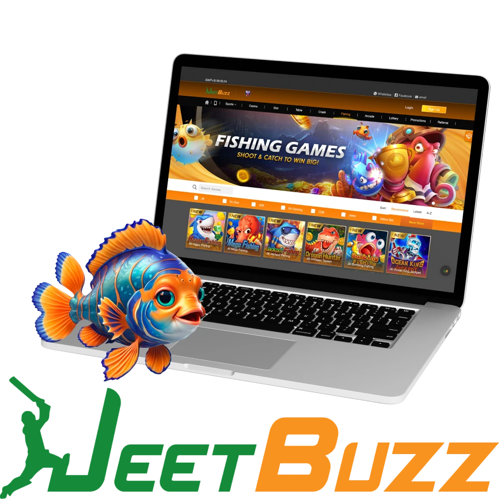 What are fishing games at JeetBuzz online casino.