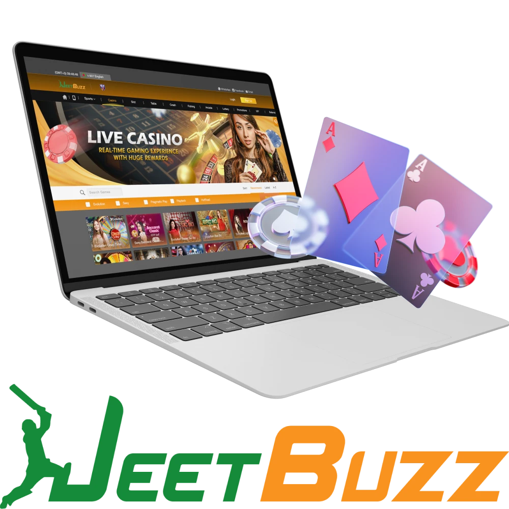 Where to Find Live Casino Games at JeetBuzz Online Casino.