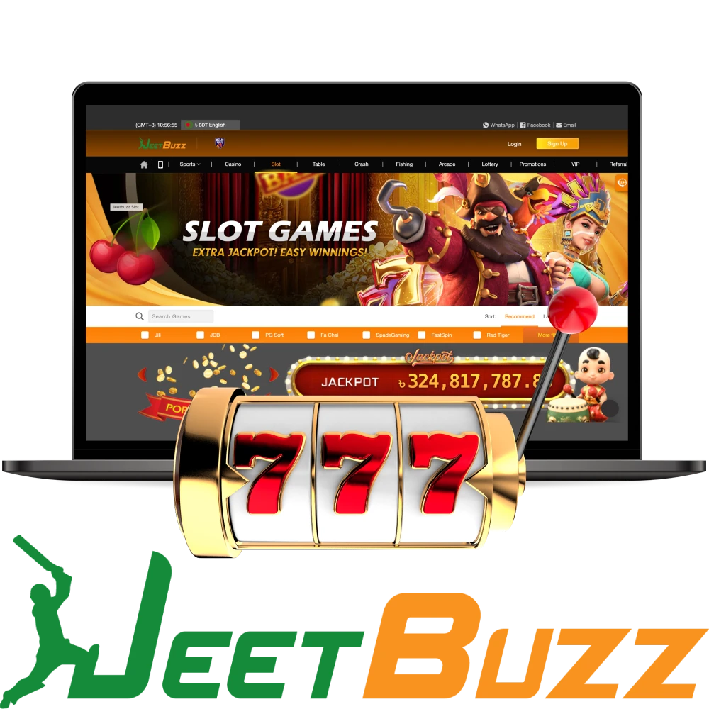 Are there slot games at JeetBuzz online casino.